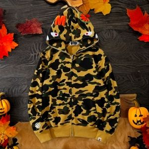 Anime Shark Camo Hoodie